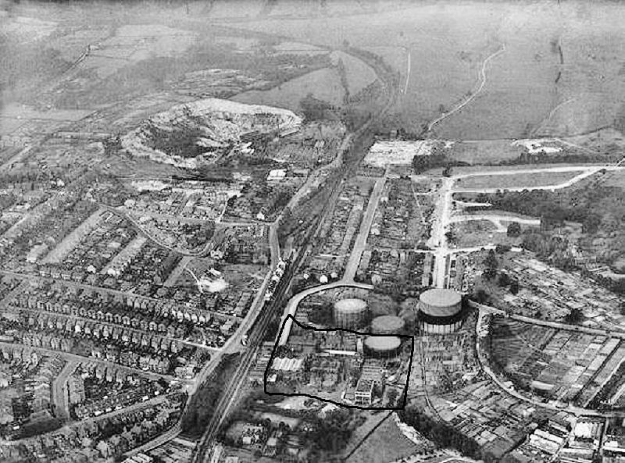 The Gas Works as they were in 1938